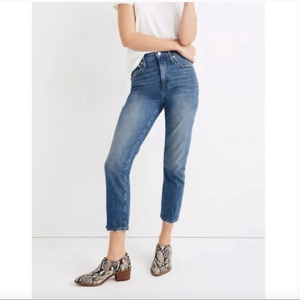 Madewell Jeans High Rise Slim Crop Boyjean - Size 29